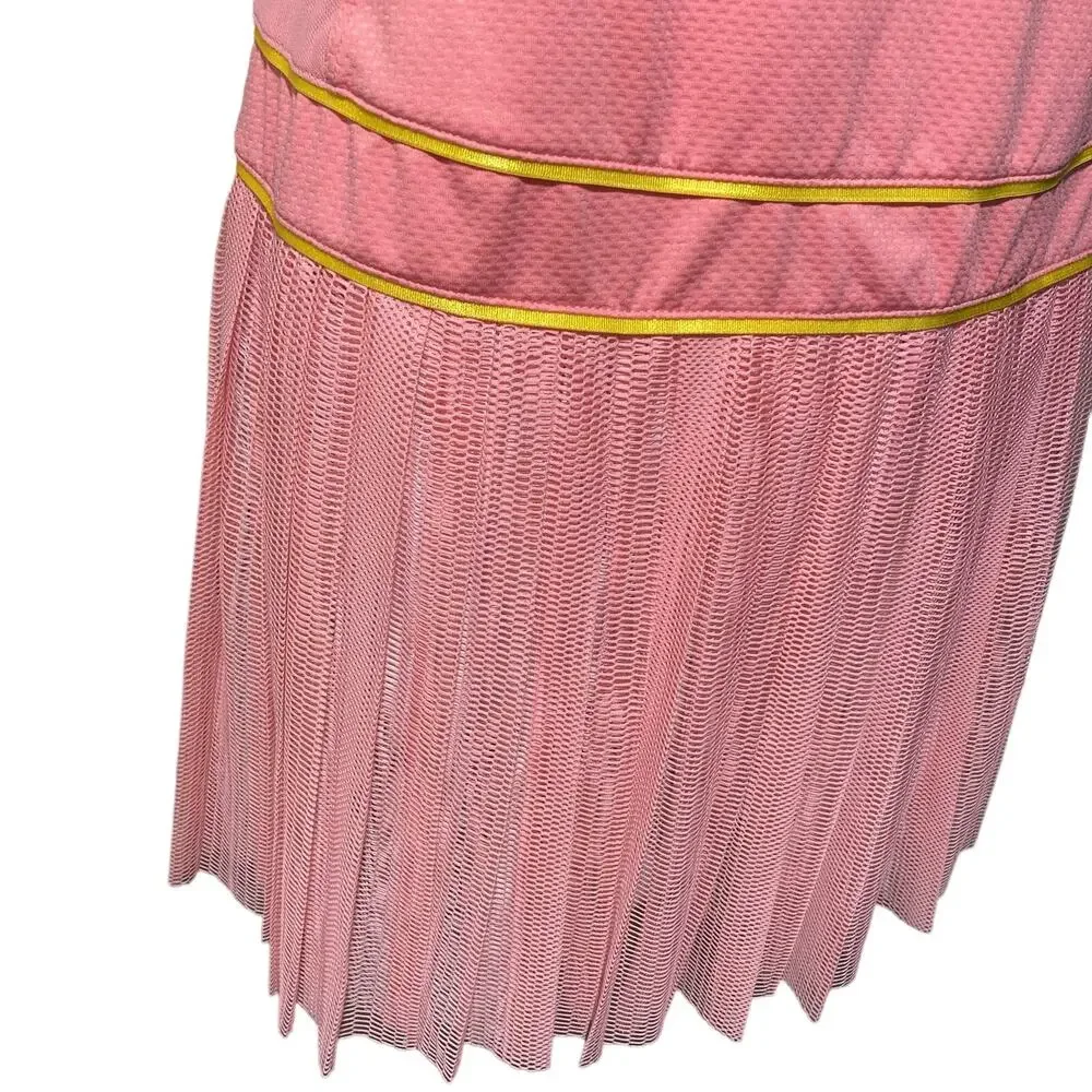 Nike Maria Sharpova Pink Tennis Dress Ballerina Coral Sphere Size Medium NWT - Picture 16 of 16